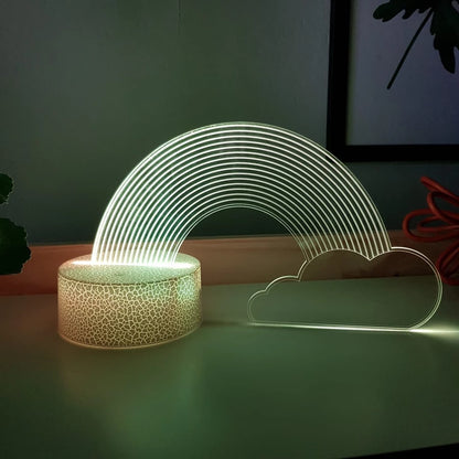 Luminária Arco-Íris Mágico