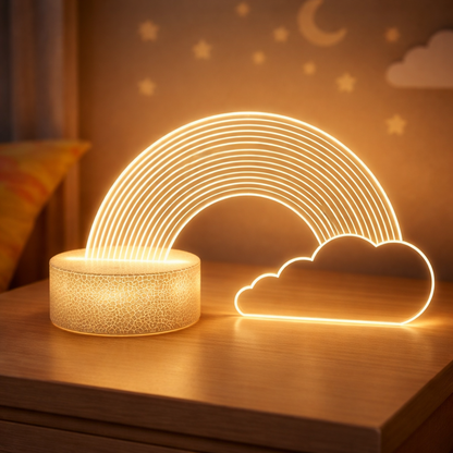 Luminária Arco-Íris Mágico