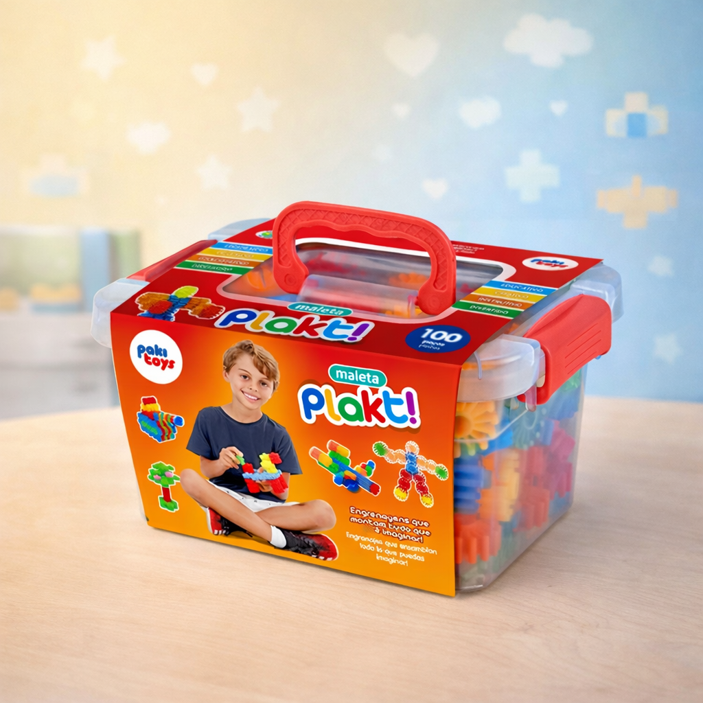 Kit Engrenagens Criativas – Maleta 100 Peças