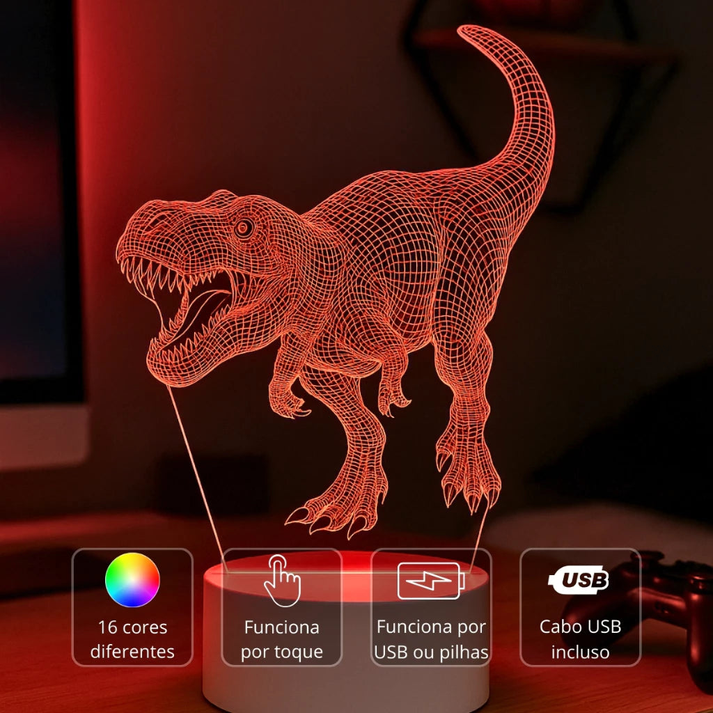 Luz Dino T-Rex