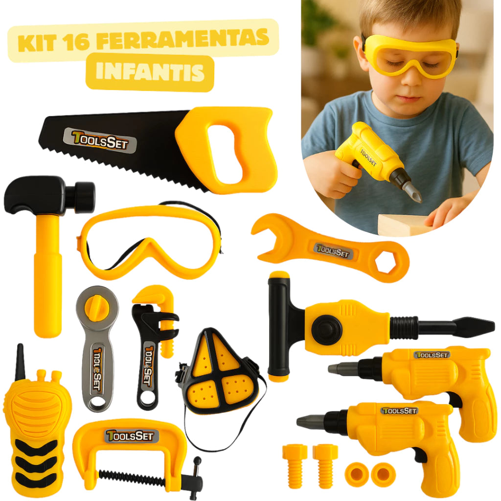 Kit Ferramentas Pequeno Construtor