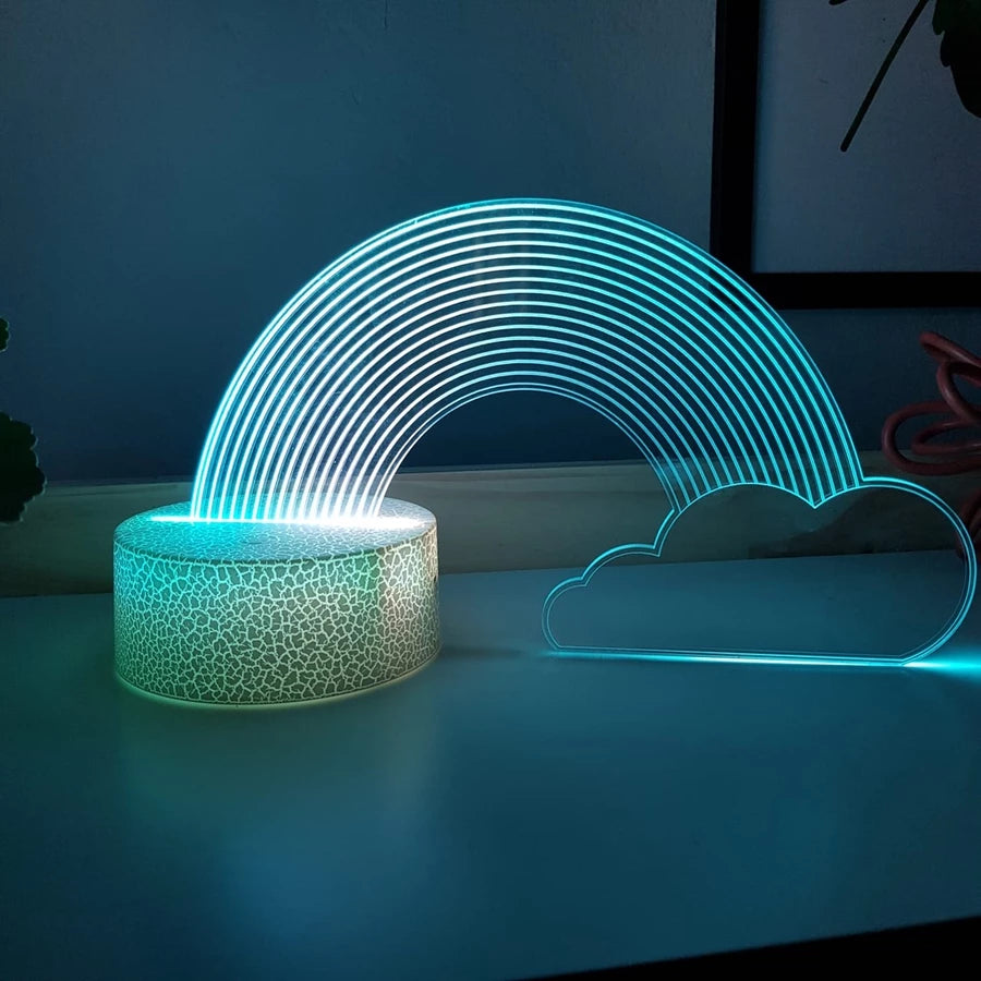 Luminária Arco-Íris Mágico