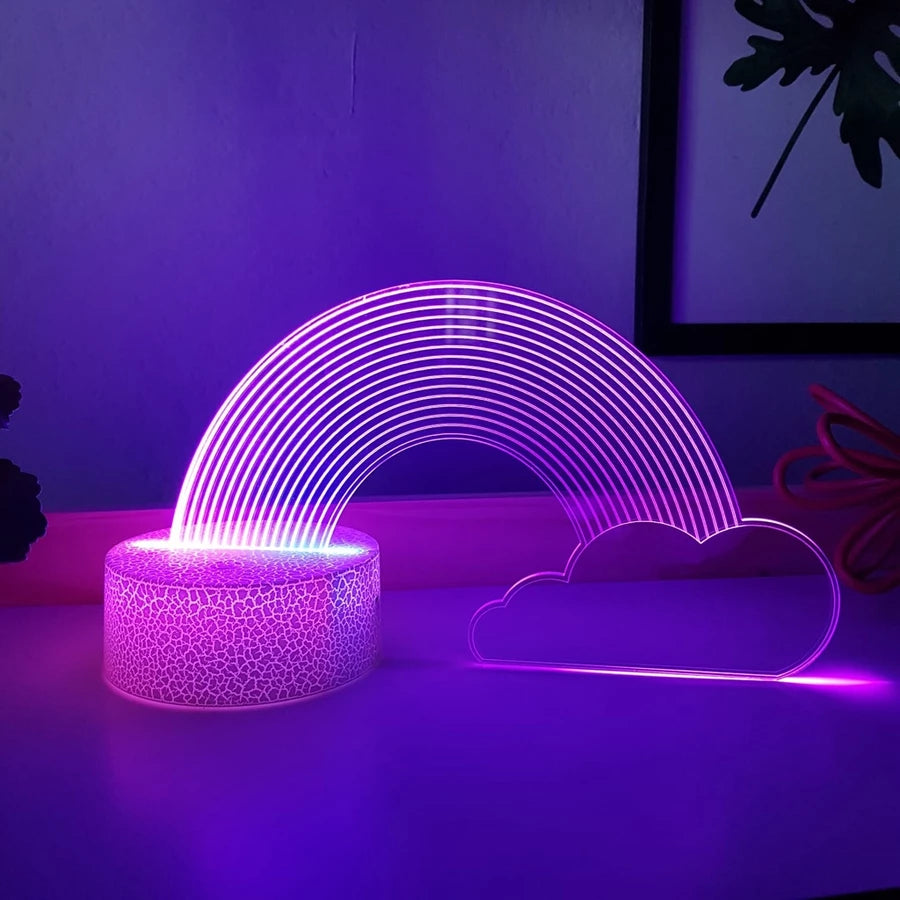 Luminária Arco-Íris Mágico