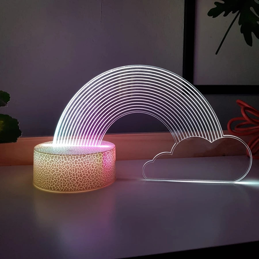 Luminária Arco-Íris Mágico