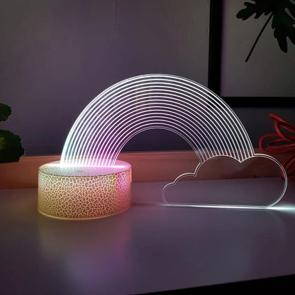 Luminária Arco-Íris Mágico