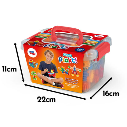 Kit Engrenagens Criativas – Maleta 100 Peças